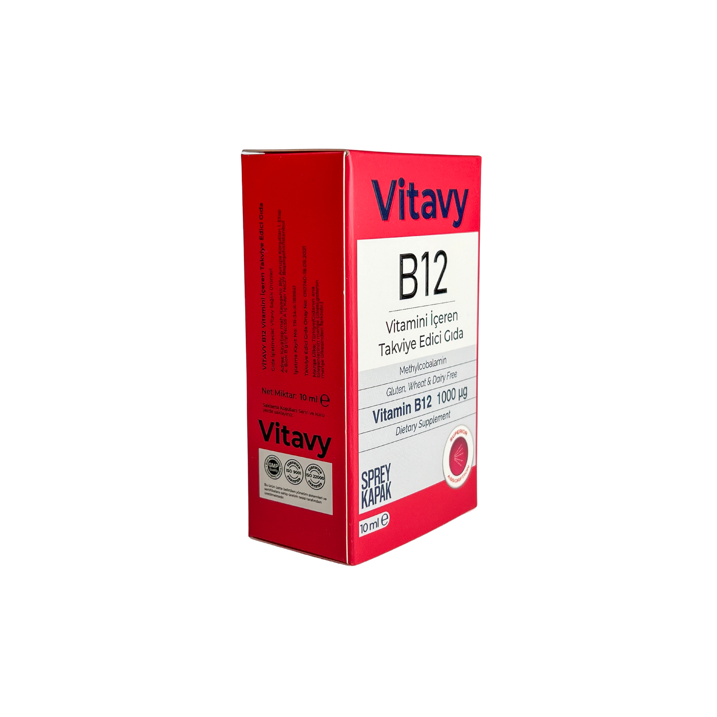 Vitavy B12 Vitamini İçeren Sprey Takviye Edici Gıda